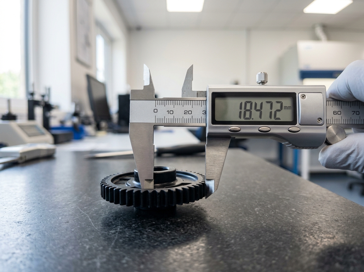 Precision Caliper & Dimensional Verification